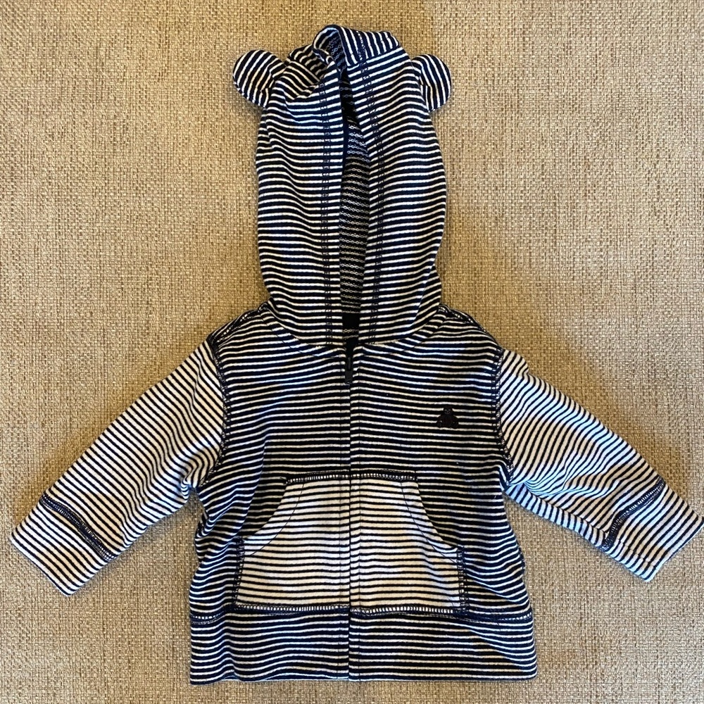 Gap Baby Bear Hoodie Zip Sweatshirt Jacket